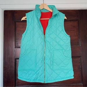 Quilted Reversible Fleece Vest